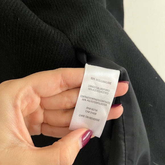 BCBGMaxAzria Wool Skirt with satin accent - Picture 4 of 5